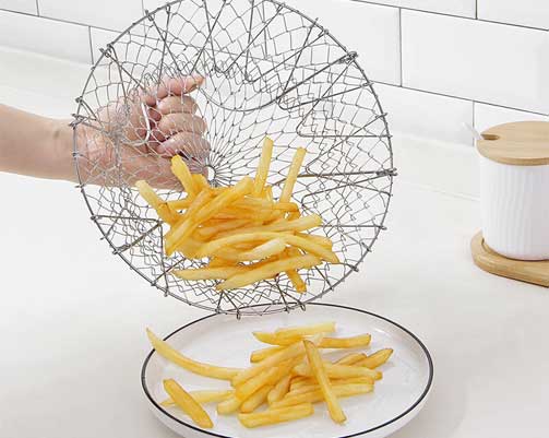 stainless steel chip basket